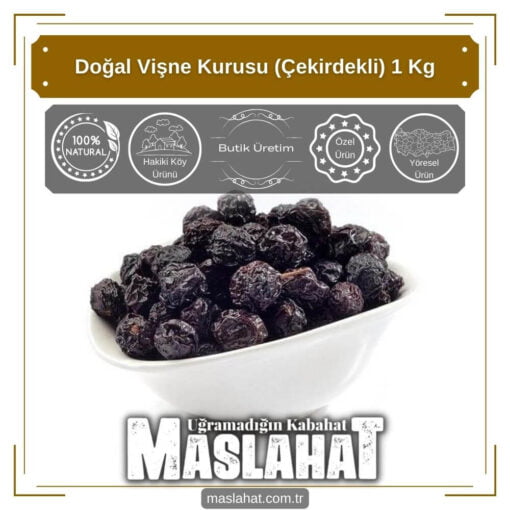 Doğal Vişne Kurusu (Çekirdekli) 1 Kg-1