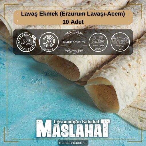 Lavaş Ekmek (Erzurum Lavaşı-Acem) 10 Adet-2