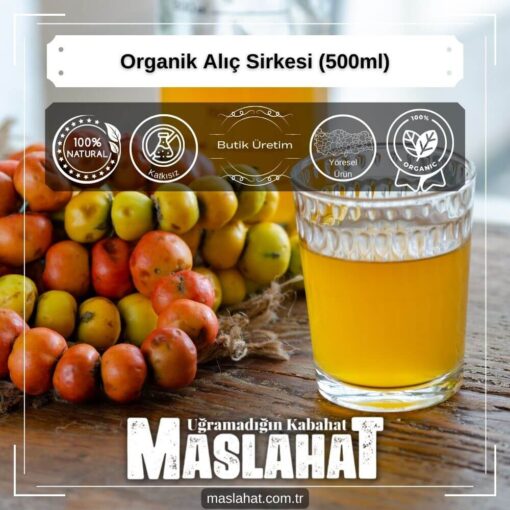 Organik Alıç Sirkesi (500ml)-1