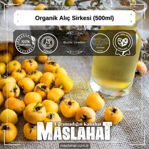 Organik Alıç Sirkesi (500ml)-3