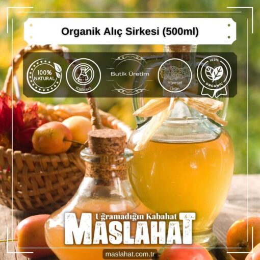 Organik Alıç Sirkesi (500ml)-4