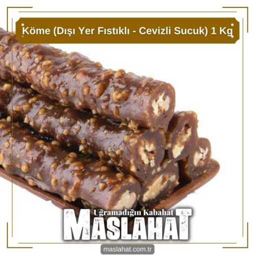 Köme (Dışı Yer Fıstıklı - Cevizli Sucuk) 1 Kg-1